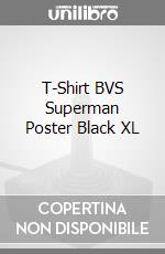 T-Shirt BVS Superman Poster Black XL videogame di TSH