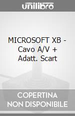 MICROSOFT XB - Cavo A/V + Adatt. Scart videogame di XBOX