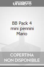 BB Pack 4 mini pennini Mario videogame di ACC