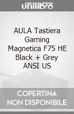 AULA Tastiera Gaming Magnetica F75 HE Black + Grey ANSI US game acc