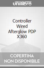 Controller Wired Afterglow PDP X360 videogame di X360