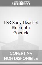 PS3 Sony Headset Bluetooth Goertek videogame di PS3