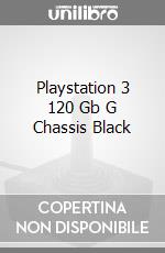 Playstation 3 120 Gb G Chassis Black videogame di PS3