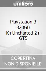 Playstation 3 320GB K+Uncharted 2+ GT5 videogame di PS3