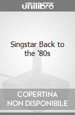 Singstar Back to the '80s videogame di PS3