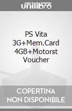 PS Vita 3G+Mem.Card 4GB+Motorst Voucher videogame di PSV