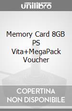 Memory Card 8GB PS Vita+MegaPack Voucher videogame di PSV