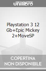 Playstation 3 12 Gb+Epic Mickey 2+MoveSP videogame di PS3