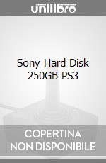 Sony Hard Disk 250GB PS3 videogame di PS3