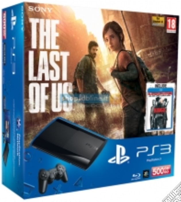 Playstation 3 500GB+Last of Us+Django videogame di PS3