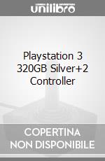 Playstation 3 320GB Silver+2 Controller videogame di PS3