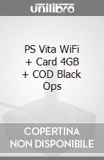 PS Vita WiFi + Card 4GB + COD Black Ops videogame di PSV