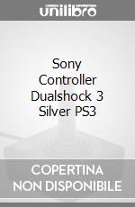 Sony Controller Dualshock 3 Silver PS3 videogame di PS3