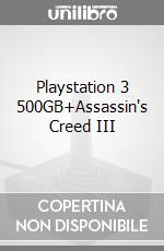 Playstation 3 500GB+Assassin's Creed III videogame di PS3