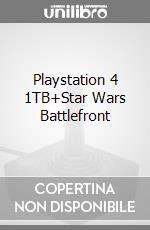 Playstation 4 1TB+Star Wars Battlefront videogame di ACC