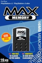 DATEL PS2 - Memory Max 16MB+CD 10 giochi game acc