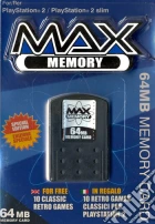 DATEL PS2 - Memory Max 64MB+CD 10 giochi game acc
