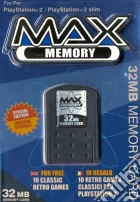 DATEL PS2 - Memory Max 32MB+CD 10 giochi game acc