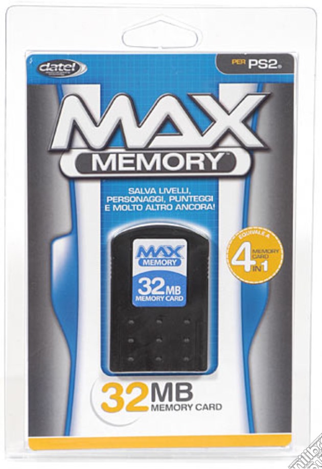 PS2 Memory card 32 Mb - DATEL videogame di PS2