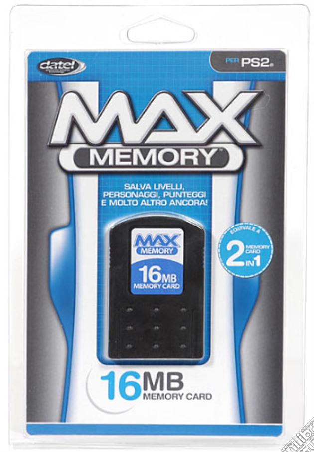 PS2 Memory card 16 Mb - DATEL videogame di ACC