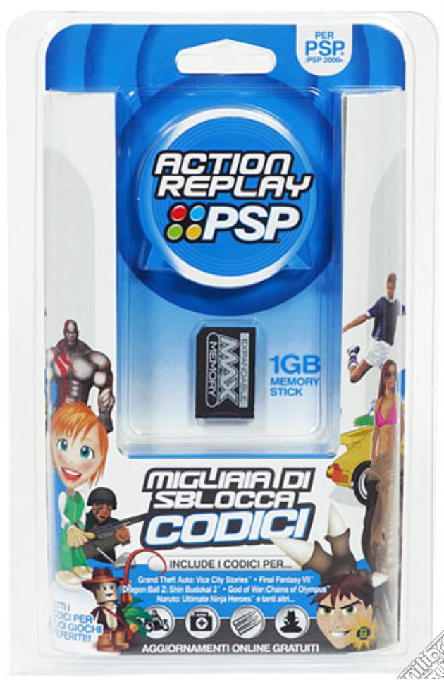 PSP Action Replay New - DATEL videogame di PSP