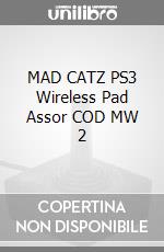 MAD CATZ PS3 Wireless Pad Assor COD MW 2 videogame di PS3
