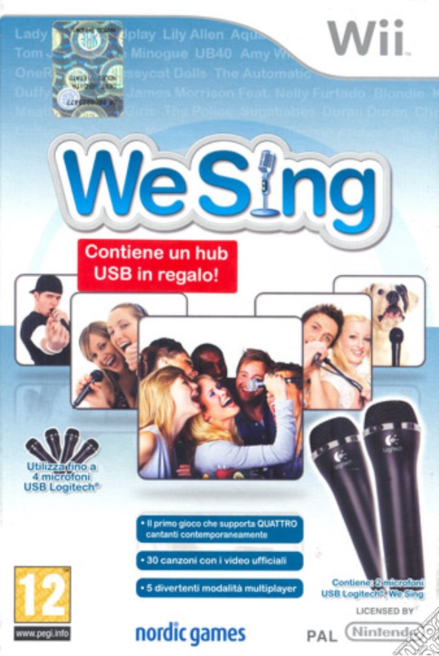 We Sing + Microfoni videogame di WII