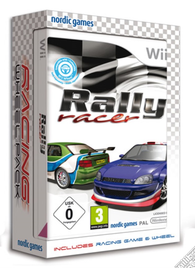 WII Rally Racer (bundle volante) videogame di WII