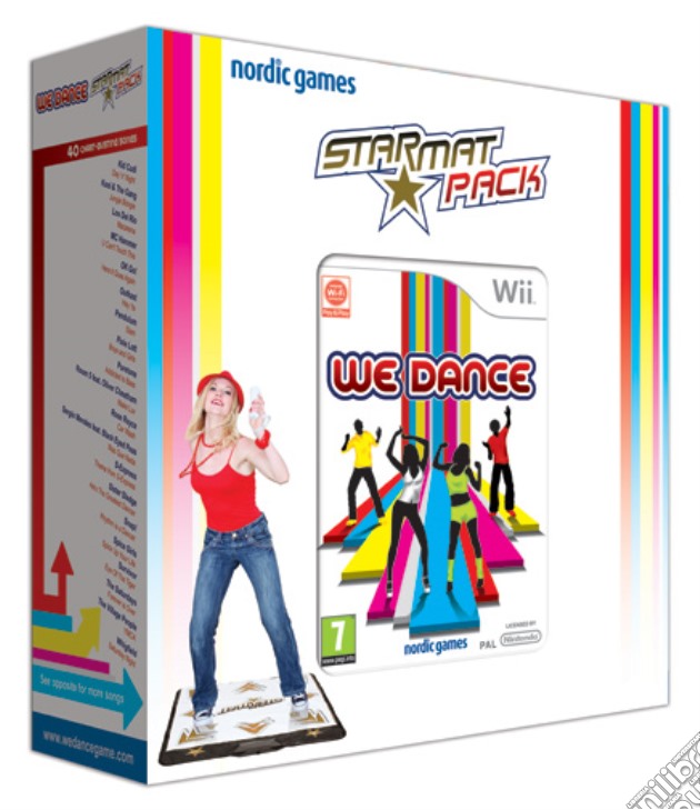 We Dance Bundle + Star Mat videogame di WII