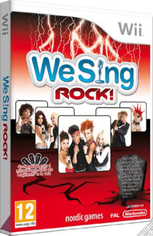 We Sing Rock! videogame di WII