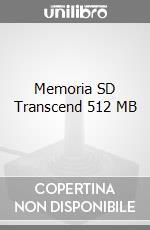 Memoria SD Transcend 512 MB videogame di ACC