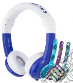 BUDDYPHONES Cuffie con Microfono Explore Pieghevole Blu game acc