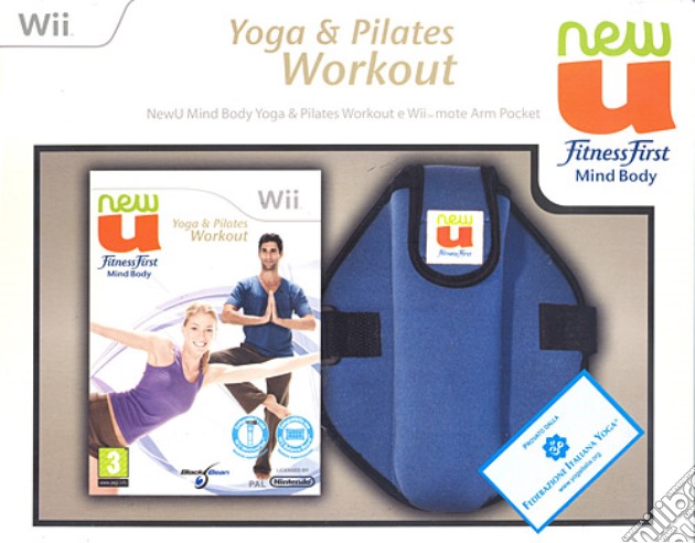 Bundle NewU Yoga&Pilates+WiiMote Holder videogame di WII