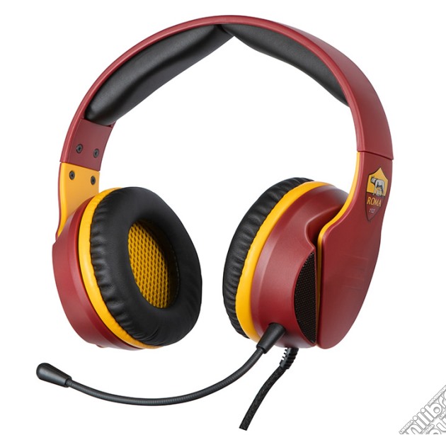 QUBICK Cuffie Gaming Stereo AS Roma videogame di ACC