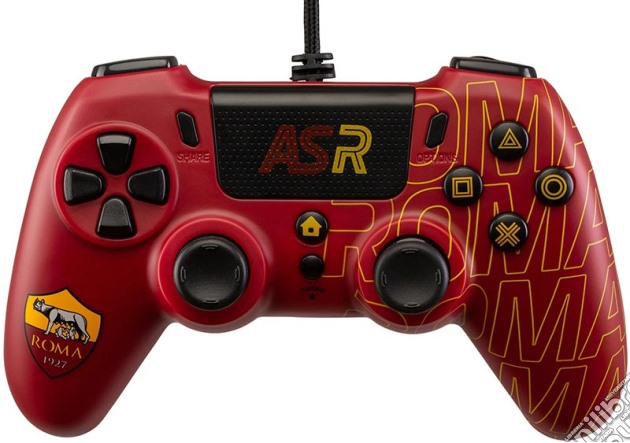 QUBICK Controller Wired PS4 AS Roma 2.0 videogame di ACC
