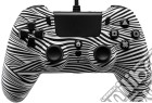 QUBICK PS4 Controller Wired Black & White 2.0 game acc