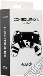 QUBICK PS4 Controller Skin Black White game acc