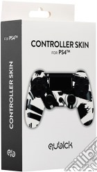 QUBICK PS4 Controller Skin Black White game acc