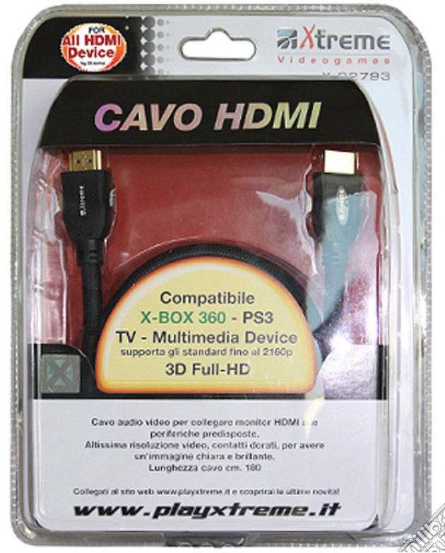 Cavo HDMI vers. 1.4 videogame di ACC