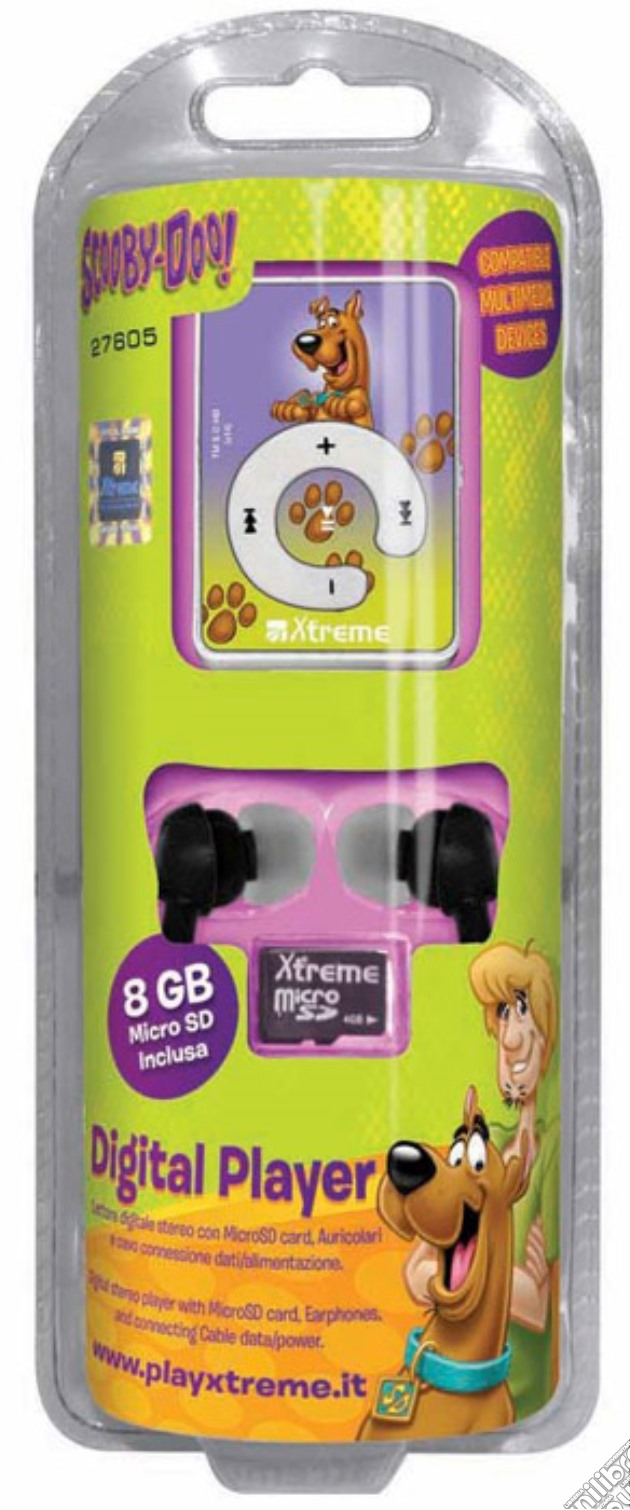 Lettore MP3 Scooby-Doo Memory 8GB videogame di ACC