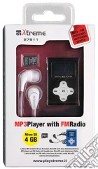 Lettore MP3 Radio FM+Memory 4GB Nero game acc
