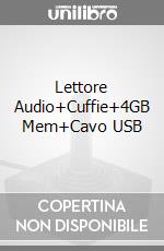 Lettore Audio+Cuffie+4GB Mem+Cavo USB videogame di ACC