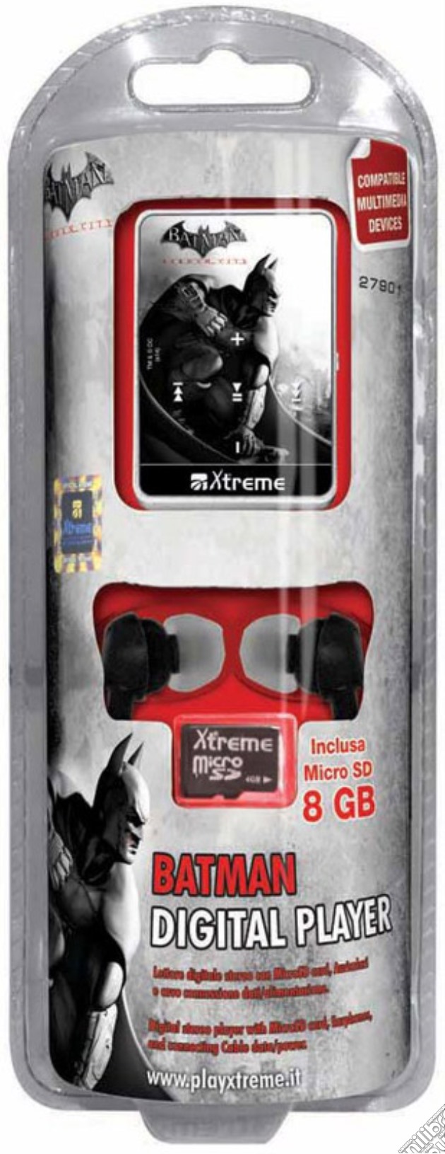 Lettore MP3 Batman Arkham 8GB videogame di ACC