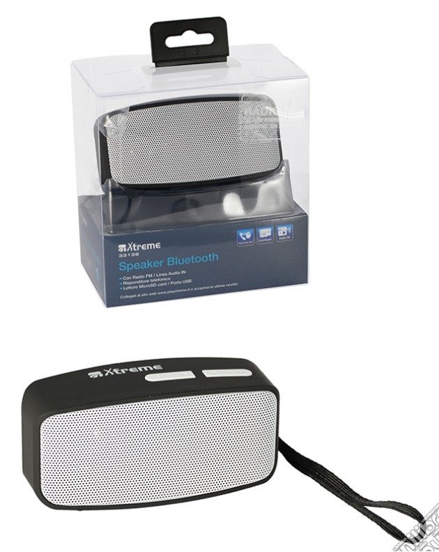 Mini Speaker Bluetooth con MP3 Nero videogame di ACC