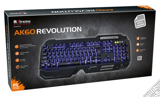 Keyboard Gaming AK60 Revolution PC videogame di ACC