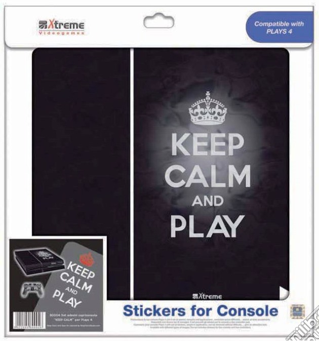 Stickers Keep Calm PS4 videogame di PS4