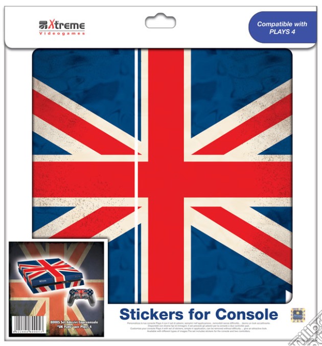 Stickers UK Flag PS4 videogame di PS4