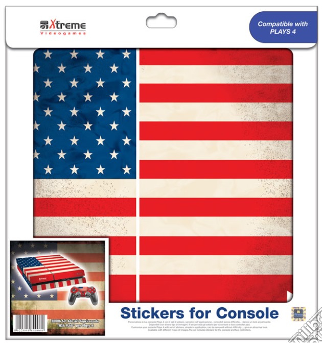 Stickers USA Flag PS4 videogame di PS4