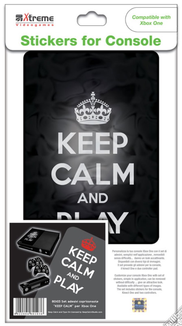 Stickers Keep Calm XONE videogame di ACC