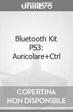 Bluetooth Kit PS3: Auricolare+Ctrl videogame di PS3